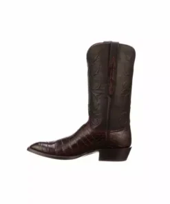 Lucchese-inc Cruz :: Black Cherry + Black