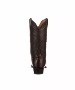 Lucchese-inc Cruz :: Black Cherry + Black