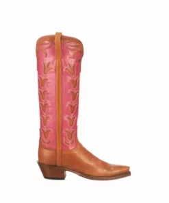 Lucchesse-inc Ladies Tall Tulip :: Whiskey BOOTS