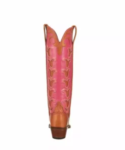 Lucchesse-inc Ladies Tall Tulip :: Whiskey BOOTS