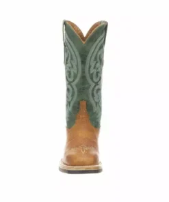Lucchese-inc Ruth :: Cognac + Green BOOTS