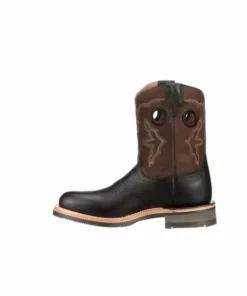 Lucchese-inc Ruth Short :: Black + Chocolate
