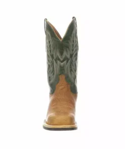 Lucchese-inc Rudy :: Cognac + Green Boots