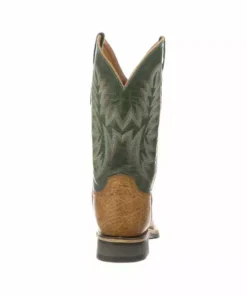 Lucchese-inc Rudy :: Cognac + Green Boots