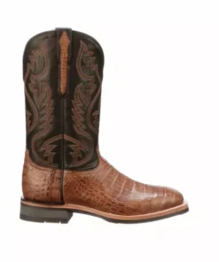 Lucchese-inc Rowdy Caiman :: Saddle + Brown