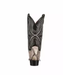 Lucchese-inc Stella :: Black/White + Black BOOTS