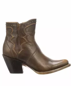 Lucchese-inc Karla :: Maple + Matte Black BOOTS