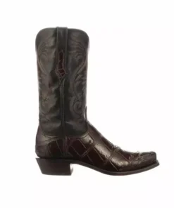 Lucchese-inc Rio :: Black Cherry + Black