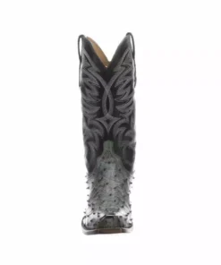 Lucchese-inc Hugo :: Anthracite Grey + Navy Boots