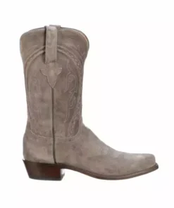 Lucchese-inc Boots Jessie Suede :: Steel Grey
