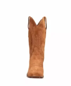 Lucchese-inc Jessie Suede :: Cognac + Rust Boots