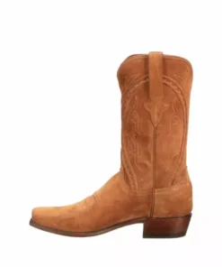 Lucchese-inc Jessie Suede :: Cognac + Rust Boots