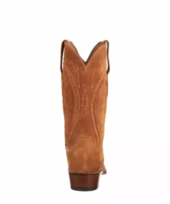 Lucchese-inc Jessie Suede :: Cognac + Rust Boots