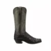 Lucchese-inc Josephine :: Black + Anthracite Grey BOOTS