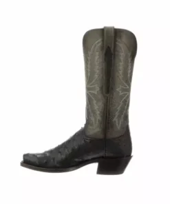 Lucchese-inc Josephine :: Black + Anthracite Grey BOOTS