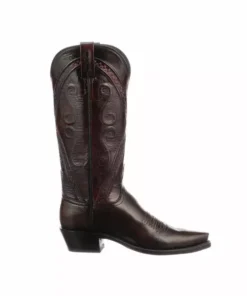 Lucchese-inc Darlene :: Black Cherry BOOTS