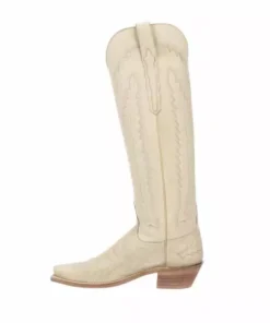 Lucchese-inc Priscilla :: Glitz Cream BOOTS