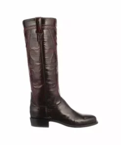 Lucchese-inc Dora :: Black Cherry BOOTS