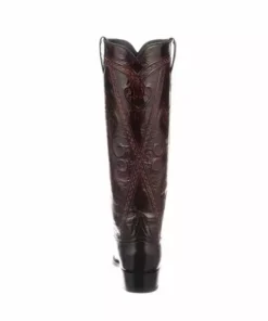 Lucchese-inc Dora :: Black Cherry BOOTS