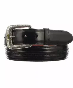 Lucchese-inc Belts Hobby Stitch Goat :: Black