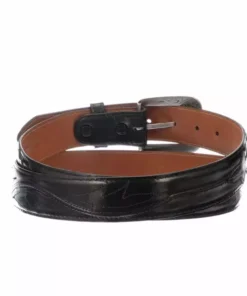 Lucchese-inc Belts Seville Stitch Goat :: Black