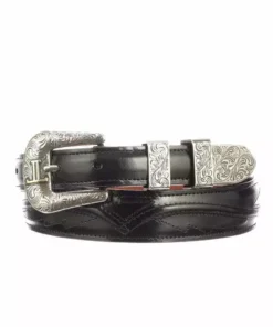 Lucchese-inc Seville Stitch Goat Tapered :: Black