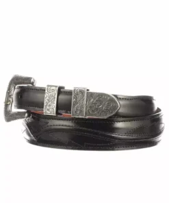 Lucchese-inc Seville Stitch Goat Tapered :: Black