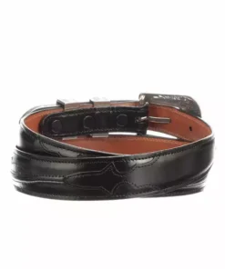 Lucchese-inc Seville Stitch Goat Tapered :: Black