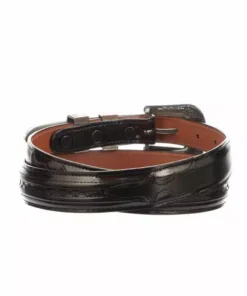 Lucchese-inc Belts Hobby Stitch Goat Tapered :: Black Cherry