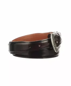 Lucchese-inc Belts Smooth Goat Tapered :: Black Cherry