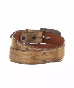 Lucchese-inc Seville Stitch Mad Dog Goat :: Tan Belts