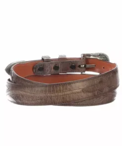 Lucchese-inc Seville Stitch Goat Tapered :: Tan Belts
