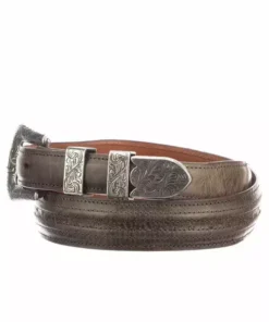 Lucchese-inc Belts Hobby Stitch Goat Tapered :: Chocolate