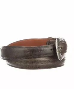 Lucchese-inc Belts Hobby Stitch Goat Tapered :: Chocolate