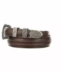 Lucchese-inc Belts Hobby Stitch Ranch Hand Tapered :: Tan