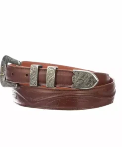 Lucchese-inc Seville Stitch Ranch Hand Tapered :: Cognac Belts