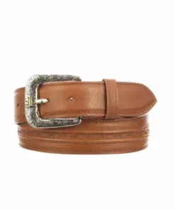 Lucchese-inc Hobby Stitch Baby Buffalo :: Cognac Belts