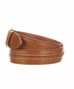 Lucchese-inc Hobby Stitch Baby Buffalo :: Cognac Belts