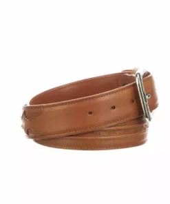 Lucchese-inc Hobby Stitch Baby Buffalo :: Cognac Belts