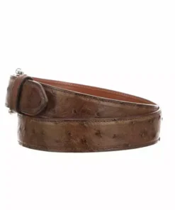 Lucchese-inc Belts Full Quill Ostrich :: Barnwood