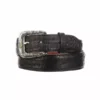 Lucchese-inc Belts Hornback Caiman :: Black