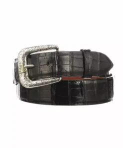 Lucchese-inc Ultra Belly Caiman :: Black Belts